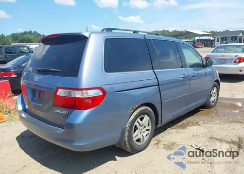 2005 Honda Odyssey Ex-L z USA, uszkodzony, nr VIN 5FNRL38655B080798